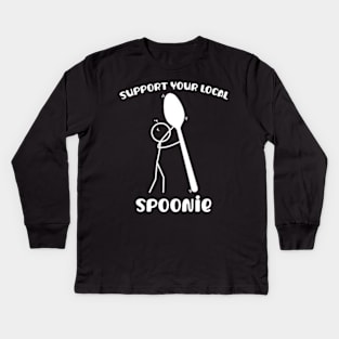 Support Your Local Spoonie Kids Long Sleeve T-Shirt